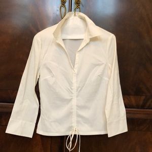 White BCBG blouse